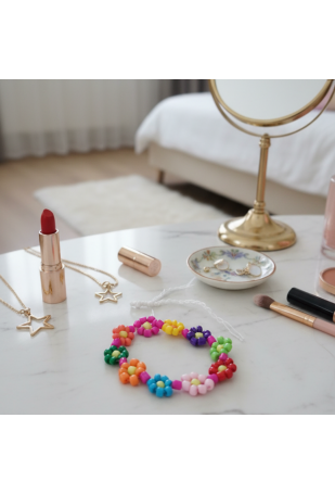 Çiçek Desenli Bileklik